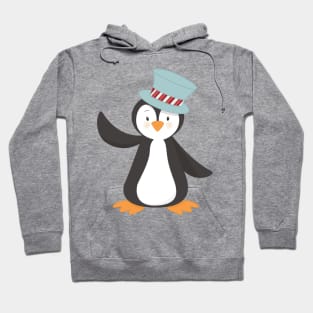 Cute Penguin, Little Penguin, Penguin With Hat Hoodie